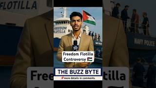 Freedom Flotilla Controversy. #aidforgaza #supportpalestine #prayforgaza #humanrights