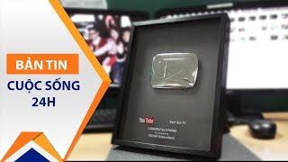 Vượt 100.000 subscribe, kênh youtube của VTC14 được nút Play bạc | VTC1