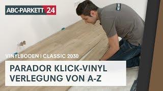 PARADOR Klick-Vinyl Classic 2030 auf HDF-Träger richtig verlegen