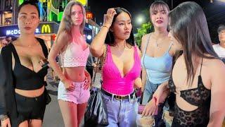  Pattaya Nightlife District 2024 - So Many Beautiful Girls in Pattaya Festival