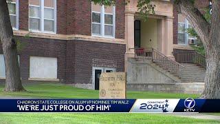 'We're just proud of him': Chadron State college on alum VP nominee Tim Walz