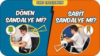 Ders Çalışırken Dönen Sandalye mi Yoksa Sabit Sandalye mi? 