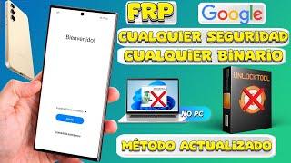 Eliminar cuenta Google Samsung Android 14 - FRP Sin PC Nuevo Método  Todos los Modelos Por Servidor