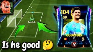 Courtois review in fc mobile ️ || Retro Star's courtois ️ || Fc mobile 24