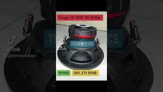 Targa Car Subwoofer 12" 10 000w Max Dual Voice Coil