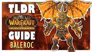 TLDR BALEROC Normal + Heroic Guide - Firelands Raid Guide | Cataclysm Classic