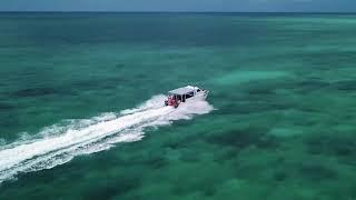 Moving Boat | Aerial View | Drone Shot | Free To Use Video | Creative Common