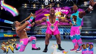 the new day gameplay by wwe mayhem