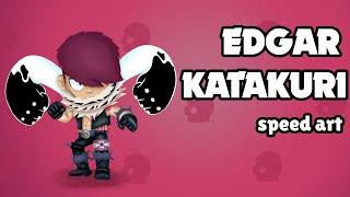 Speed Art brawl stars O2[Edgar Katakuri] #BrawlStars #BrawlArt