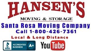 Santa Rosa Moving Company | Moving Services Santa Rosa | Hansen's Moving 800-426-7361