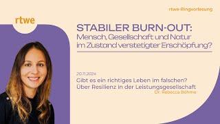 Gibt es ein richtiges Leben im falschen? | Dr. Rebecca Böhme, 27.11.2024