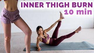 10 min Inner Thigh Workout | Burn Inner Thigh Fat (No Jumping)