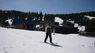 Skiing all the way down to Northstar Village