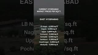 Hyderabad residencial land rates per sft #viral