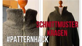 Schnittmuster Kragen für jede Größe selber machen #Pattern Hack Kragen