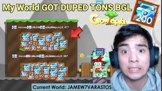 My World Got TONS DUPLICATED BGLS! (10000 BGLS) By BOT! - Growtopia