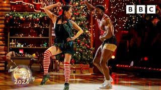 Harry Aikines-Aryeetey & Nancy Xu perform to Christmas Wrapping  BBC Strictly 2024