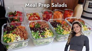 Meal Prep Salads That Will Last a Week! How to Keep Salad Fresh Longer| Nutritarian Plant Based