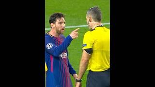 Messi Finger vs Referees 