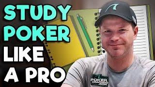 How to Study Poker Like a PRO!