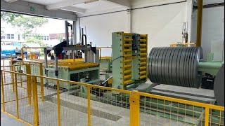 Fully Automatic Packaging Line for Slit Coils Built with turntable (Top Manufacturer)