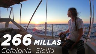 266 MILE CROSSING BETWEEN KEFALONIA AND SICILY