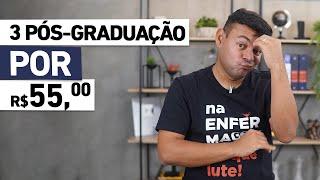 3 PÓS-GRADUAÇÃO POR R$55,00 | Vantagem ou Cilada?