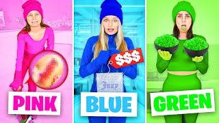 SURVIVING in your FAVOURITE COLOUR challenge! | Family Fizz