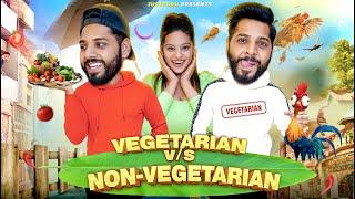 VEGETARIANS v/s NON-VEGETARIANS || JustPuru