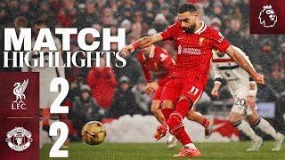 Premier League Highlights: Liverpool 2-2 Manchester United | Salah and Sancho Goals