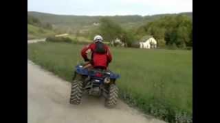 Yamaha Grizzly spinning