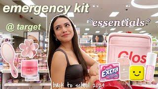 WHAT’S IN MY EMERGENCY KIT 2024 ️⭐️ back to school shopping at target