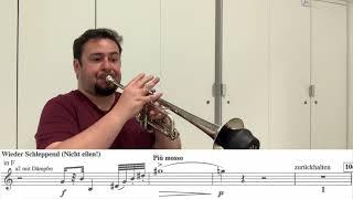 Trumpet Excerpt - Mahler 6 - Tassio Furtado Trumpet