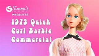 Quick Curl Barbie Doll 1973 Mattel Commercial Featuring Mod Hair Ken