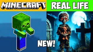 ALL MINECRAFT MOBS VS REAL LIFE | REALISTIC | NO CLICKBAIT