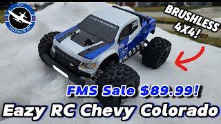 Eazy RC Chevy Colorado: Amazing Brushless 4x4 RTR 1/18th Scale for Only $89?!? - Last Days!