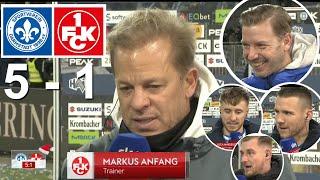 Markus Anfang Florian Kohfeldt Interview Nach Dem Spiel Darmstadt 5 vs 1 Kaiserslautern 14/12/2024