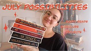 ️A Very Chaotic July Pile of Possibilities️ || Beatriz's Book Nook