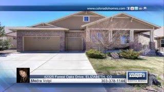 42325 Forest Oaks Drive ELIZABETH, CO Homes for Sale | coloradohomes.com