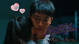 Kim Tak & Sang So-yeon their love story||Rookie cops #video #rookiecop #love #leeshinyoung