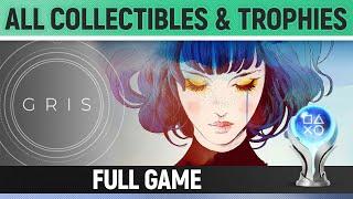 Gris - FULL GAME - All Collectibles & Trophies (Platinum Guide)