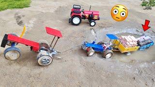 diy tractor stuck in mud mini science project || @KeepVilla | Tech Creators