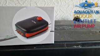 Aquarium Air Pump BY FEDOUR 4 Outlet