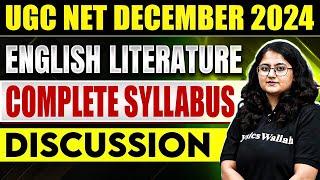 UGC NET Syllabus 2024 | UGC NET English Literature Syllabus 2024