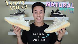 Adidas Yeezy Boost 350 v2 Natural / Abez UA (Review & On Feet) - Most Detailed Breakdown!