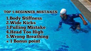 Top Five Swimming Mistakes Beginner swimmers do #swimming #mistakes #howto #viral #trending #learn