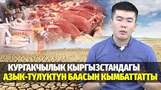 Кургакчылык Кыргызстандагы азык-түлүктүн баасын кымбаттатты #политклиника #Кымбатчылык #иликтөө