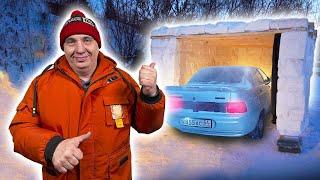 Wir bauen eine Schneegarage – bleibt sie warm?