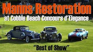 Manns Restoration Wins Best of Show at the Cobble Beach Concours!!!