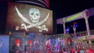 Hunt fer Jack - Pirates Night Deck Show & Fireworks 2023 | Disney Fantasy